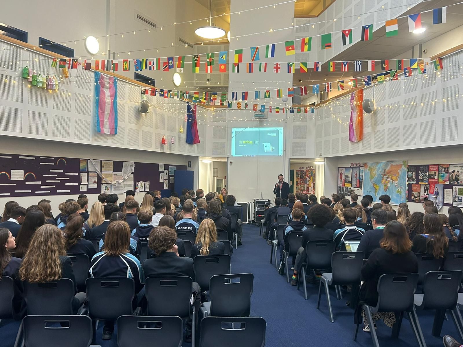 Back to School for Sanderson: CV Writing Workshop for Year 10 Pupils