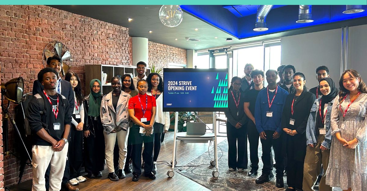 Sanderson take on the award-winning Strive Internship programme from Hargreaves Lansdown