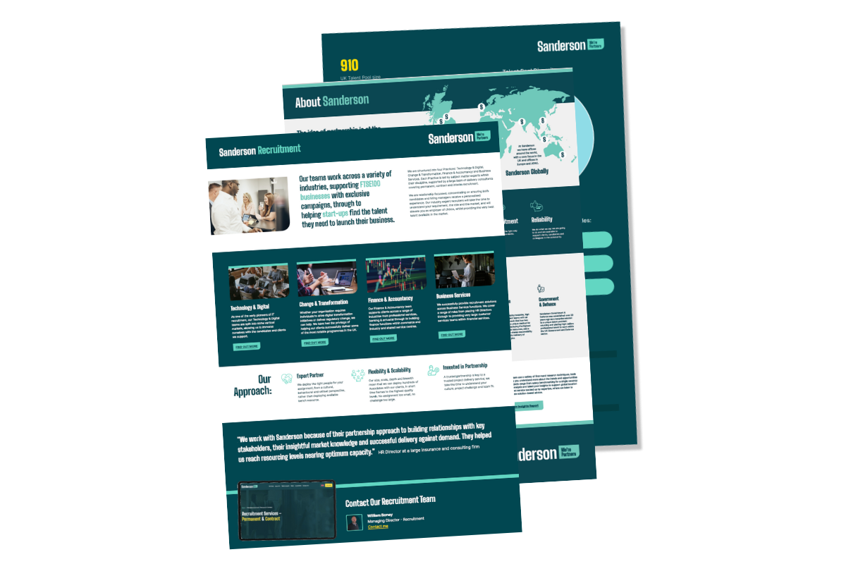 recruitment brochure