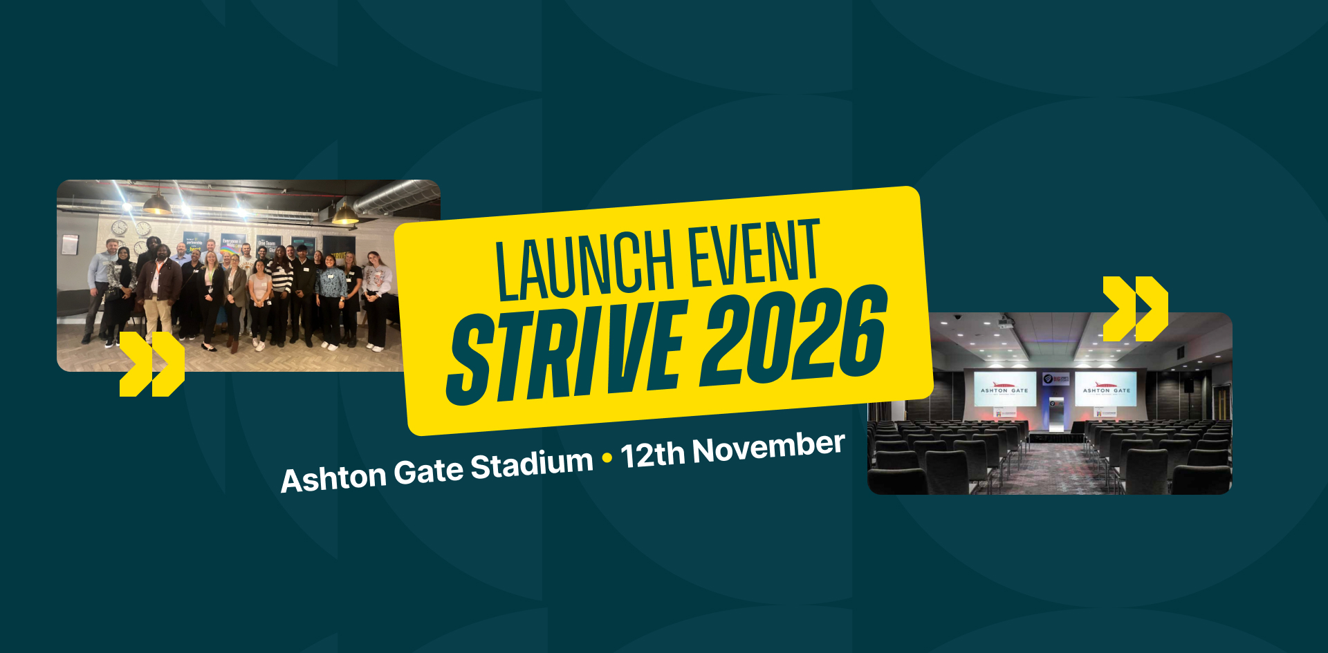 Strive Launch Event Banner Image