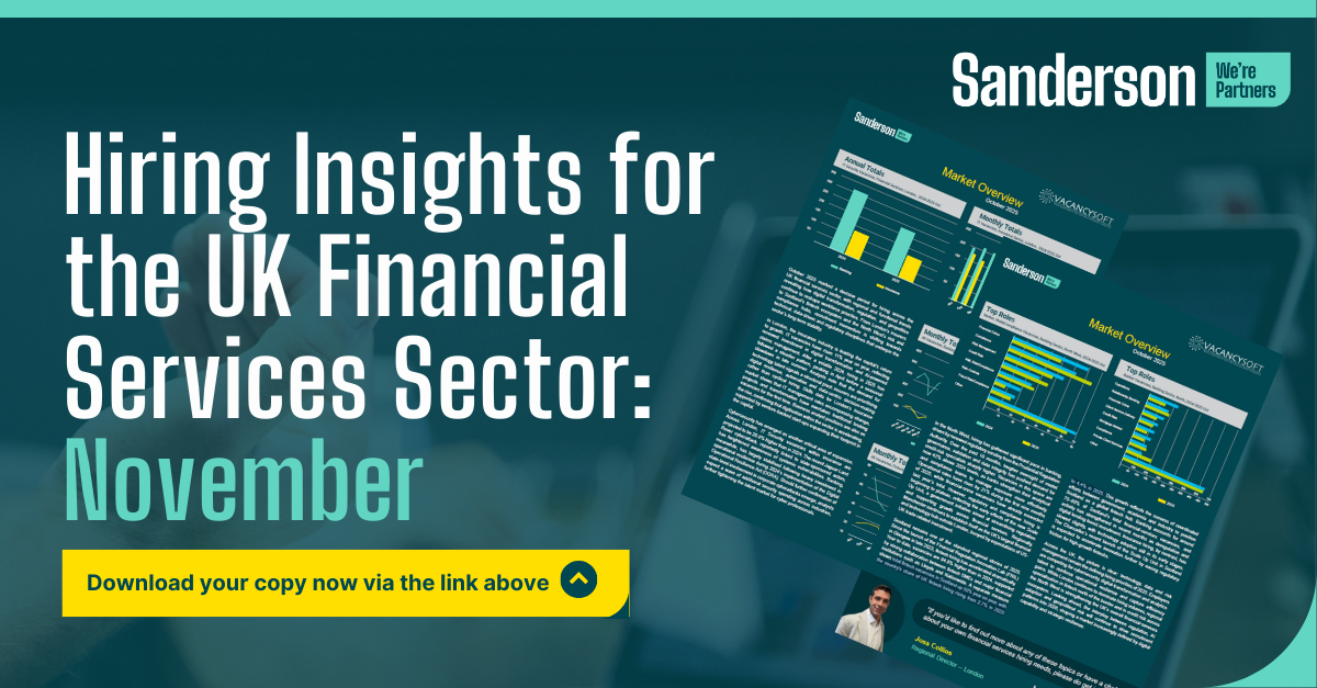 Hiring Insights for the UK Financial Services Sector: November