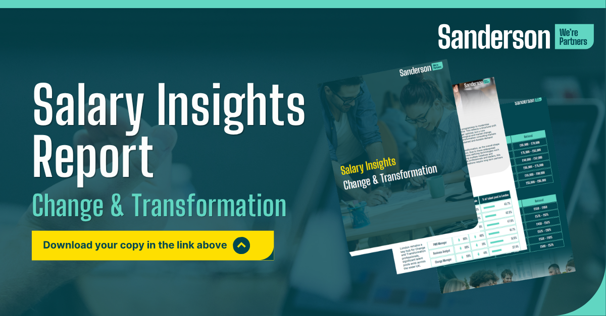 The Change & Transformation Market in 2026: Latest Salary Insights